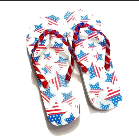 JULY 4TH Flipflops - Picture 2 of 3